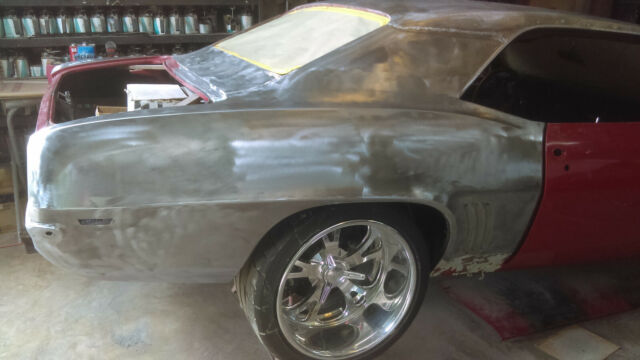 1969 silver metallic/black metallic Chevrolet Camaro Coupe