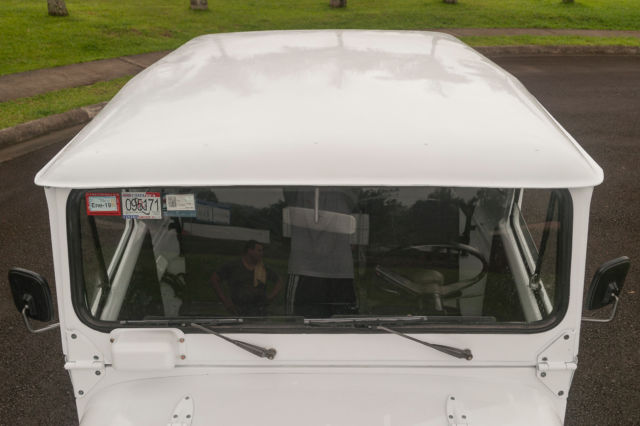 1973 White Toyota Land Cruiser