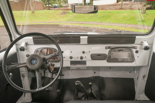 1973 White Toyota Land Cruiser