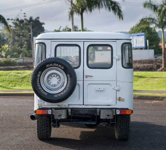 1973 White Toyota Land Cruiser