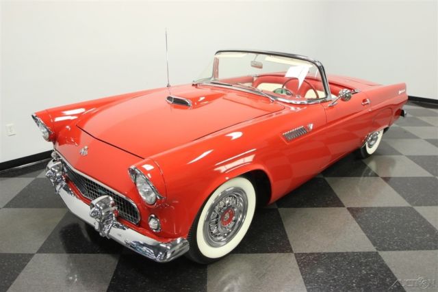 1955 Red Ford Thunderbird