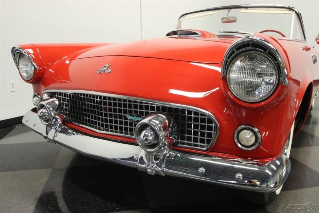 1955 Red Ford Thunderbird