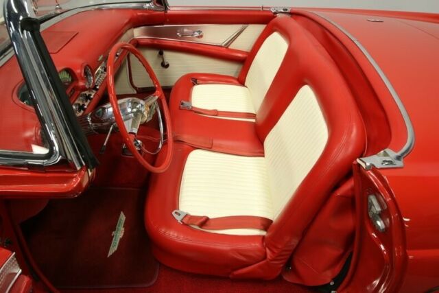 1955 Red Ford Thunderbird Convertible