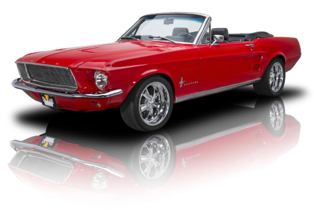 1967 Red Ford Mustang Convertible
