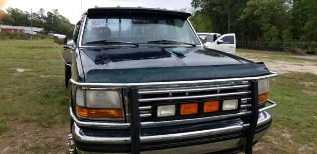 1993 Green Ford F-350 Crew Cab Pickup