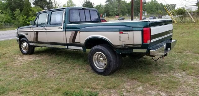 1993 Green Ford F-350 Crew Cab Pickup