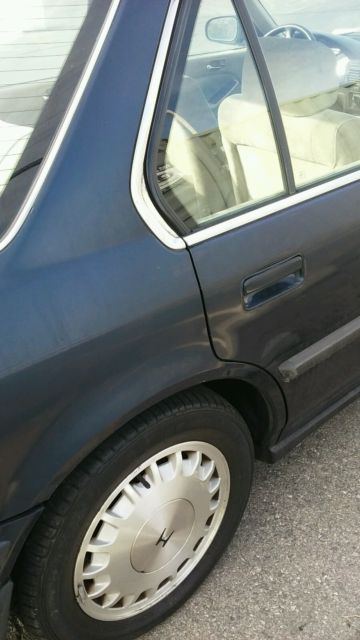 1991 Blue Honda Accord Sedan
