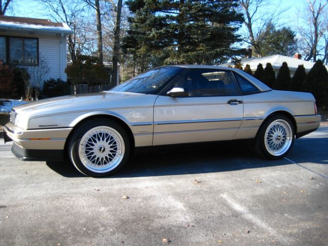 1993 Metallic Beige Cadillac Allante Convertible w/Hardtop
