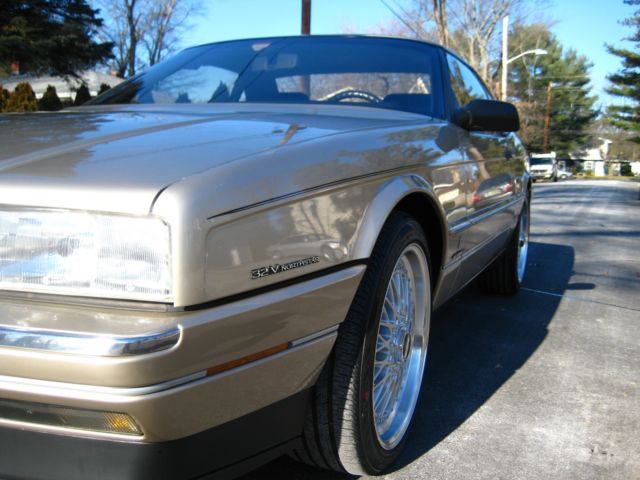 1993 Metallic Beige Cadillac Allante Convertible w/Hardtop