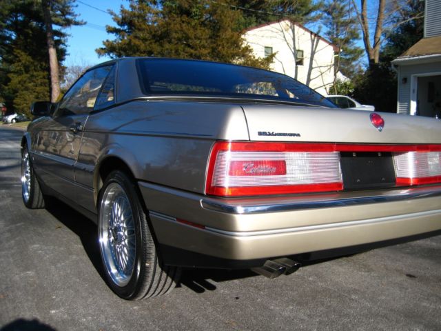 1993 Metallic Beige Cadillac Allante Convertible w/Hardtop