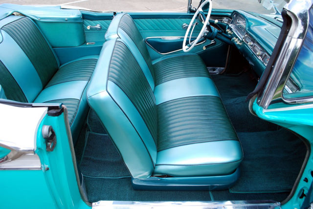 1959 Turquoise & White Ford Galaxie Convertible