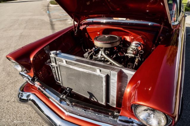 1956 Copper and Black Chevrolet Bel Air/150/210 Sedan