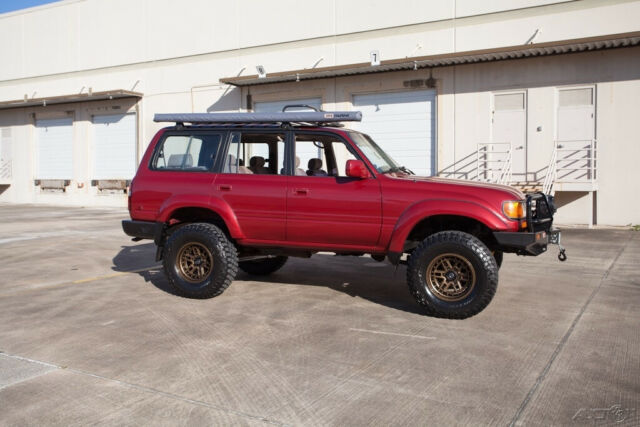 1992 Red Toyota Land Cruiser SUV