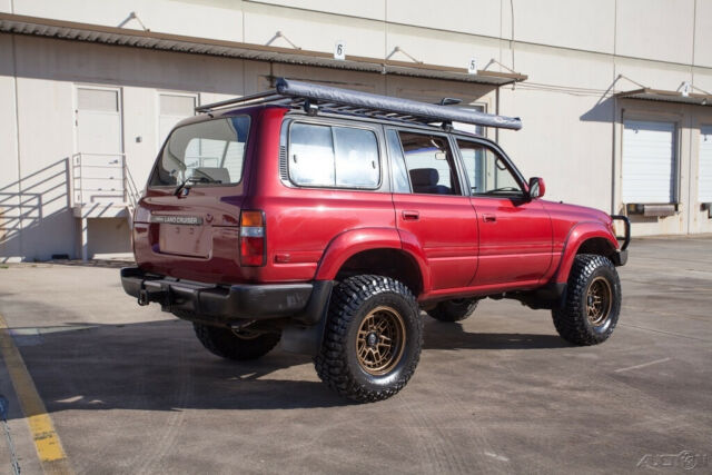 1992 Red Toyota Land Cruiser SUV