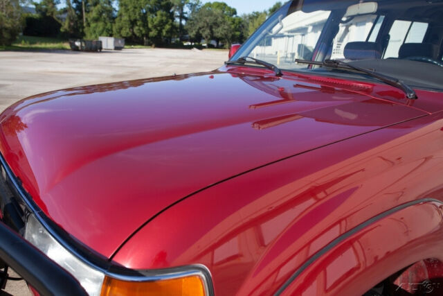 1992 Red Toyota Land Cruiser SUV