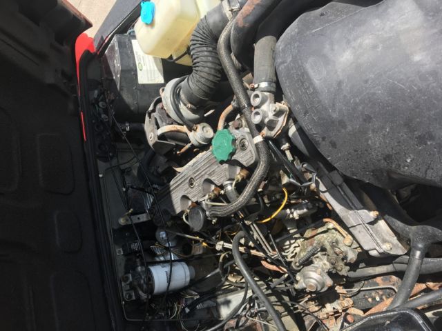 1991 Red Land Rover Defender