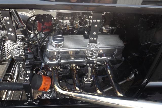 1932 Black Ford Highboy Roadster Convertible