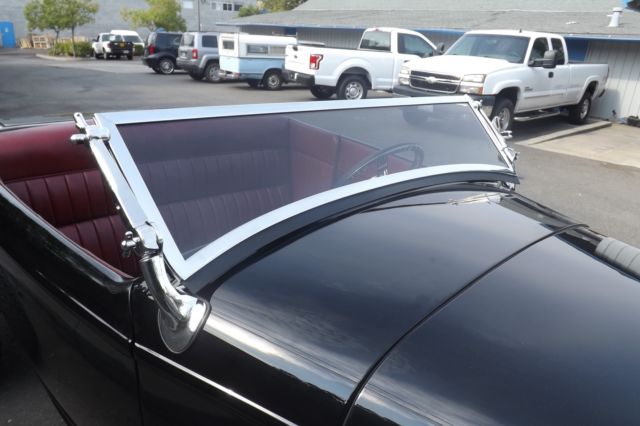 1932 Black Ford Highboy Roadster Convertible