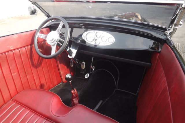 1932 Black Ford Highboy Roadster Convertible