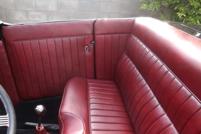 1932 Black Ford Highboy Roadster Convertible