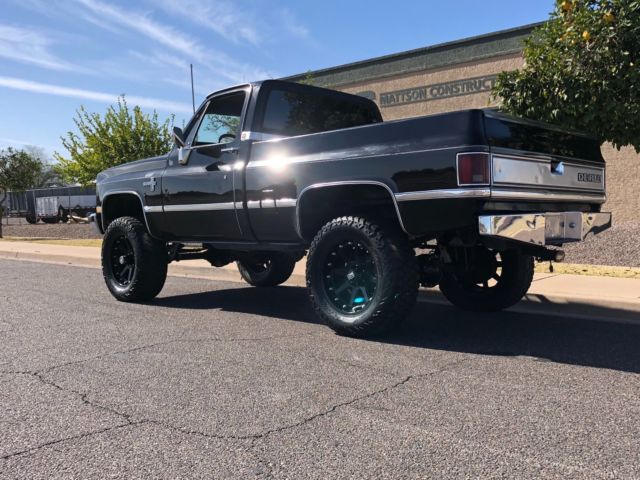 1985 Black Chevrolet C-10