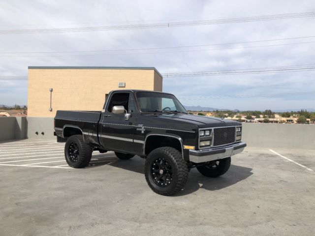 1985 Black Chevrolet C-10