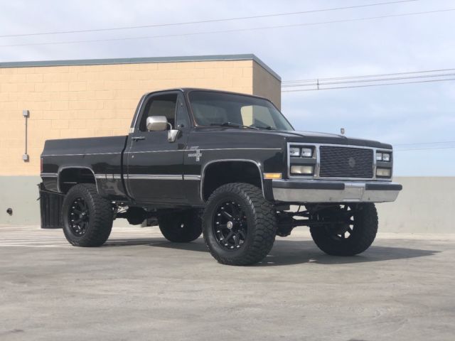 1985 Black Chevrolet C-10