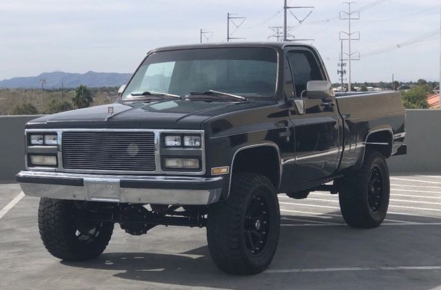 1985 Black Chevrolet C-10