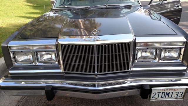 1982 Gray Chrysler New Yorker 4 Door