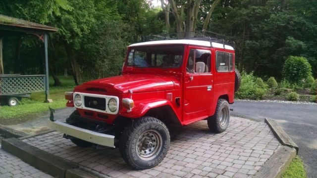 1980 Red Toyota Land Cruiser SUV