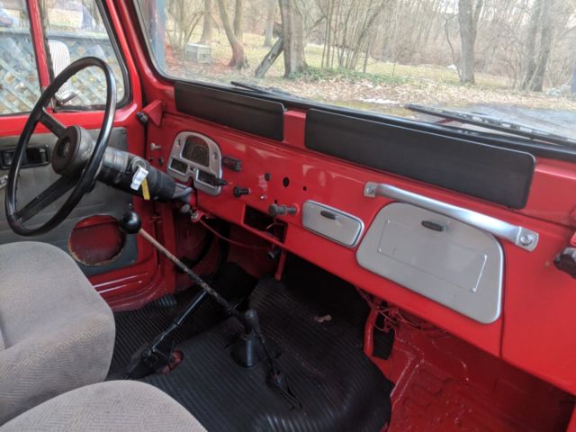 1980 Red Toyota Land Cruiser SUV