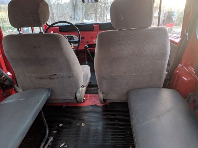 1980 Red Toyota Land Cruiser SUV