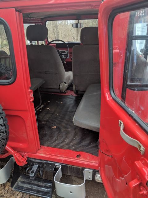 1980 Red Toyota Land Cruiser SUV