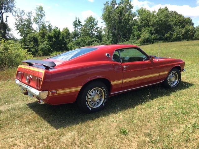 1969 Candy Apple Red Ford Mustang 2 door