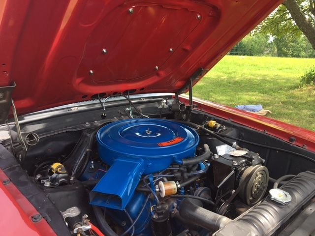 1969 Candy Apple Red Ford Mustang 2 door