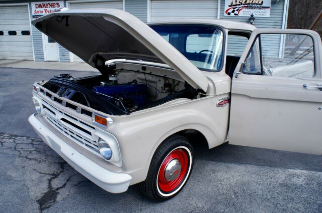 1966 Black Ford F-100 Extended Crew Cab Pickup