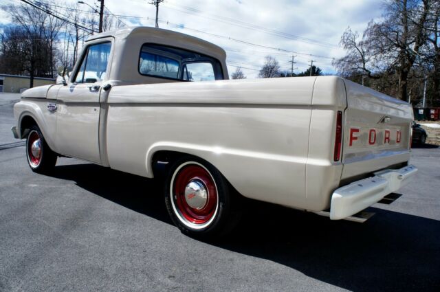 1966 Black Ford F-100 Extended Crew Cab Pickup