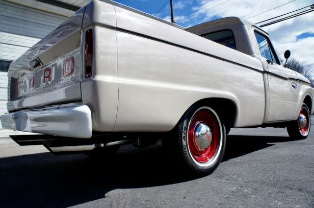 1966 Black Ford F-100 Extended Crew Cab Pickup