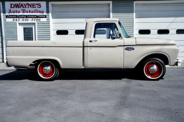 1966 Black Ford F-100 Extended Crew Cab Pickup