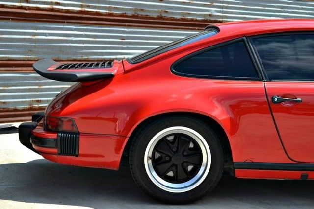 1986 Red Porsche 911 Coupe