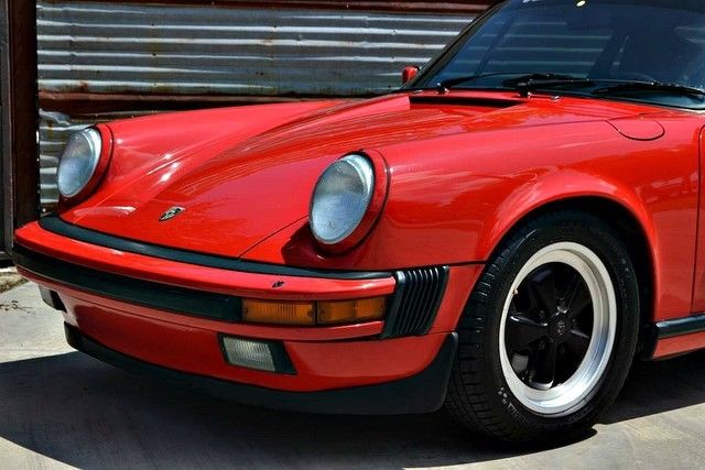 1986 Red Porsche 911 Coupe