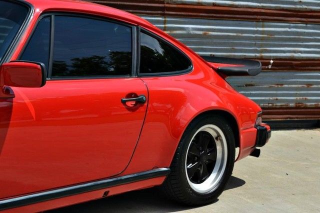1986 Red Porsche 911 Coupe