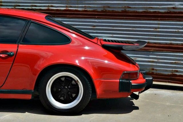1986 Red Porsche 911 Coupe