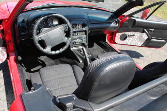 1994 Red Mazda MX-5 Miata 2 door convertable