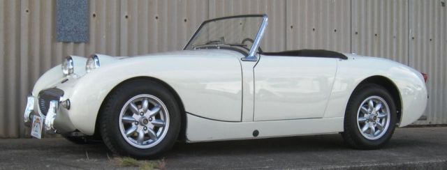 1960 Old English White Austin Healey Sprite