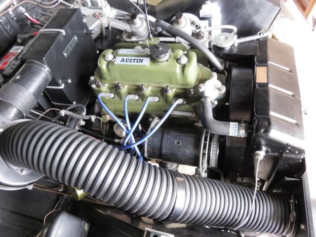 1960 Old English White Austin Healey Sprite