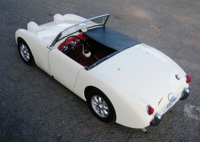 1960 Old English White Austin Healey Sprite