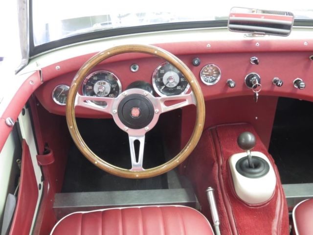 1960 Old English White Austin Healey Sprite