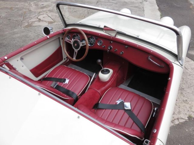 1960 Old English White Austin Healey Sprite