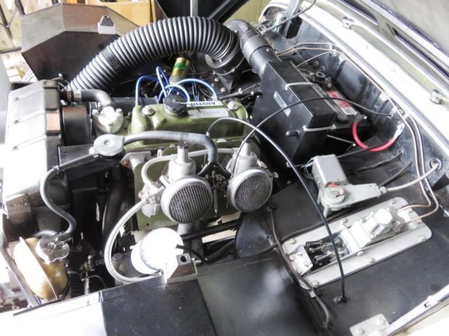 1960 Old English White Austin Healey Sprite